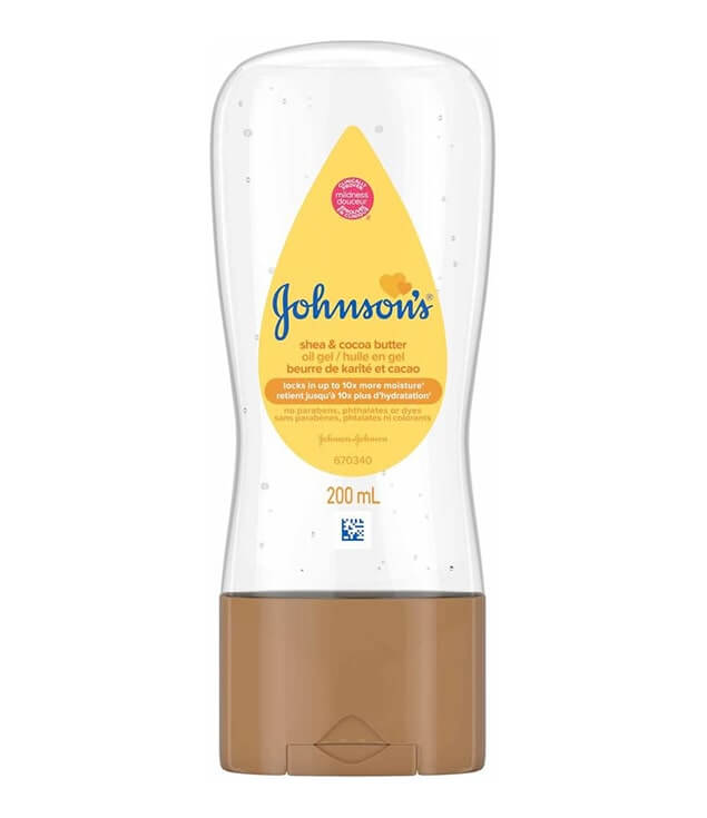 JOHNSON'S | HUILE EN GEL BEURRE DE KARITÉ ET CACAO